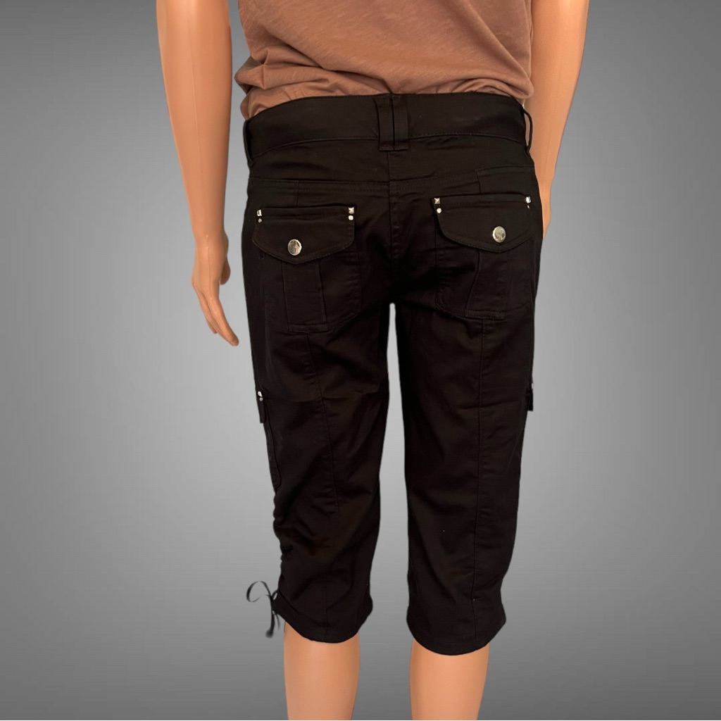 Whbm Black Cropped Pants Sz 00